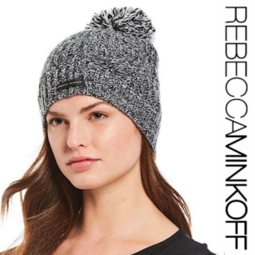 Rebecca Minkoff Knit Pom Beanie